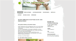 Desktop Screenshot of dr-andreas-kraemer.de